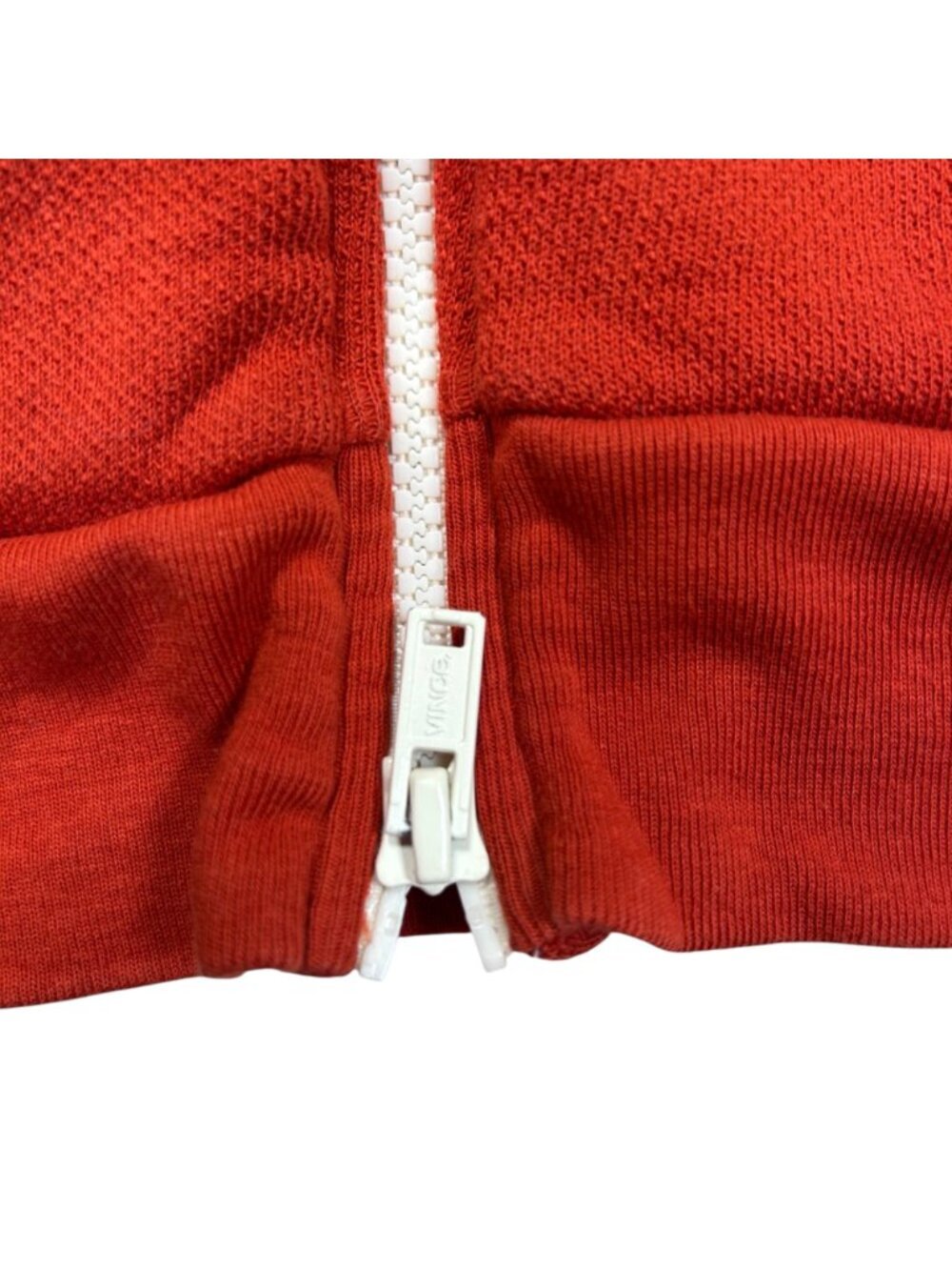 Vince Cotton Large Men Hoodie Orange Outdoor Travel Loungewear Casual - Picture 6 of 6